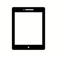 uniek tablet vector glyph icoon