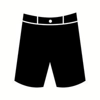 uniek shorts vector glyph icoon