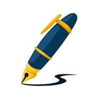 pen inkt schrijven symbool tekenfilm illustratie vector