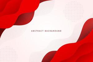 abstract helling achtergrond modern golvend rood achtergrond met patroon vector