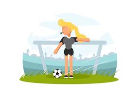 Soccer Referee Vector