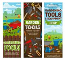 tuinieren gereedschap en boer uitrusting vector
