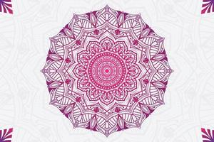 luxe mandala achtergrond ornament mooi sjabloon vector