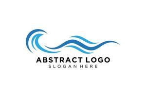 abstract water Golf plons logo symbool en icoon ontwerp. vector