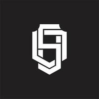 sd logo monogram ontwerp sjabloon vector