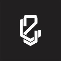 zl logo monogram ontwerp sjabloon vector