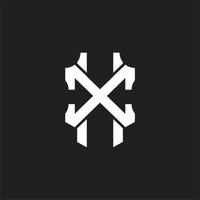 xx logo monogram ontwerp sjabloon vector