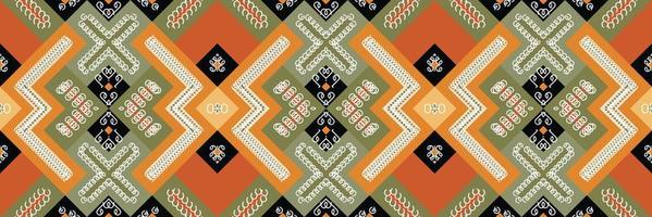 ikat naadloos patroon ikat streep batik textiel naadloos patroon digitaal vector ontwerp voor afdrukken Saree kurti Borneo kleding stof grens borstel symbolen stalen partij slijtage