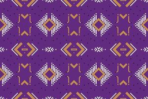 etnisch aztec ikat naadloos patroon textiel ikat diamant naadloos patroon digitaal vector ontwerp voor afdrukken Saree kurti Borneo kleding stof aztec borstel symbolen stalen partij slijtage