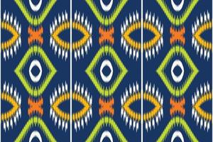 etnisch ikat streep batik textiel naadloos patroon digitaal vector ontwerp voor afdrukken Saree kurti Borneo kleding stof grens borstel symbolen stalen partij slijtage