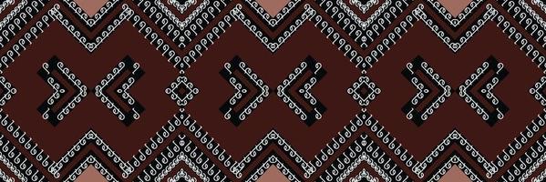 etnisch aztec ikat naadloos patroon textiel ikat ontwerpen naadloos patroon digitaal vector ontwerp voor afdrukken Saree kurti Borneo kleding stof aztec borstel symbolen stalen katoen