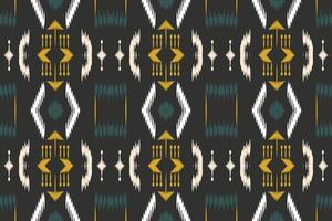 batiktextiel ikat ontwerpen naadloos patroon digitaal vector ontwerp voor afdrukken Saree kurti Borneo kleding stof grens borstel symbolen stalen katoen