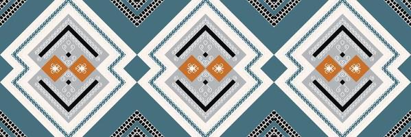 Indisch etnisch ontwerp patroon. traditioneel etnisch patroon ontwerp het is een patroon gemaakt door combineren meetkundig vormen. ontwerp voor afdrukken. gebruik makend van in de mode industrie. vector