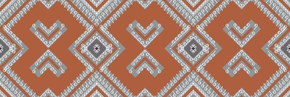 etnisch aztec ikat naadloos patroon textiel ikat ontwerpen naadloos patroon digitaal vector ontwerp voor afdrukken Saree kurti Borneo kleding stof aztec borstel symbolen stalen elegant