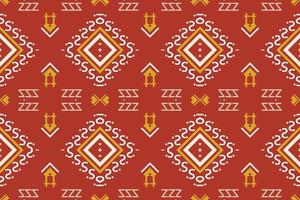 etnisch aztec ikat naadloos patroon textiel ikat prints naadloos patroon digitaal vector ontwerp voor afdrukken Saree kurti Borneo kleding stof aztec borstel symbolen stalen partij slijtage