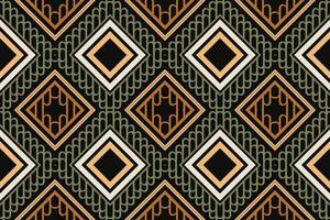 etnisch aztec ikat naadloos patroon textiel Afrikaanse ikat naadloos patroon digitaal vector ontwerp voor afdrukken Saree kurti Borneo kleding stof aztec borstel symbolen stalen elegant