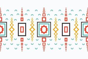 etnisch grens ikat naadloos patroon textiel motief ikat naadloos patroon digitaal vector ontwerp voor afdrukken Saree kurti Borneo kleding stof grens borstel symbolen stalen elegant