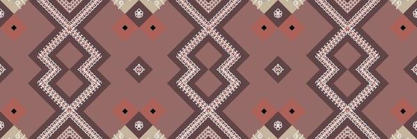 etnisch aztec ikat naadloos patroon textiel ikat bloemen naadloos patroon digitaal vector ontwerp voor afdrukken Saree kurti Borneo kleding stof aztec borstel symbolen stalen partij slijtage
