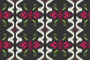 batiktextiel ikat kader naadloos patroon digitaal vector ontwerp voor afdrukken Saree kurti Borneo kleding stof grens borstel symbolen stalen elegant