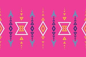 etnisch grens ikat naadloos patroon textiel motief ikat naadloos patroon digitaal vector ontwerp voor afdrukken Saree kurti Borneo kleding stof grens borstel symbolen stalen ontwerper