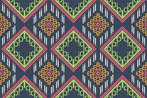 ikat naadloos patroon ikat strepen batik textiel naadloos patroon digitaal vector ontwerp voor afdrukken Saree kurti Borneo kleding stof grens borstel symbolen stalen ontwerper
