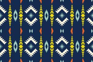 batiktextiel ikat afdrukken naadloos patroon digitaal vector ontwerp voor afdrukken Saree kurti Borneo kleding stof grens borstel symbolen stalen katoen