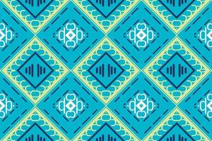 etnisch aztec ikat naadloos patroon textiel ikat bloemen naadloos patroon digitaal vector ontwerp voor afdrukken Saree kurti Borneo kleding stof aztec borstel symbolen stalen katoen