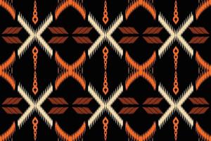 batiktextiel ikat strepen naadloos patroon digitaal vector ontwerp voor afdrukken Saree kurti Borneo kleding stof grens borstel symbolen stalen katoen