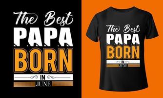 papa t-shirt ontwerp vector