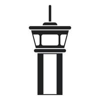 luchthaven toren icoon gemakkelijk vector. vliegtuig vlucht vector