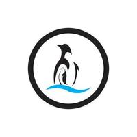 pinguïn dier logo vector