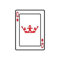 casino kaart icoon sjabloon vector illustratie ontwerp, spelen kaart vector icoon illustratie ontwerp