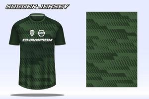 voetbal Jersey sport t-shirt ontwerp mockup voor Amerikaans voetbal club 24 vector