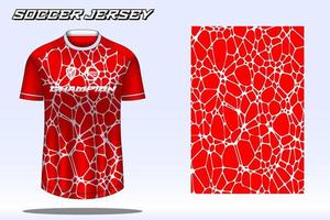 voetbal Jersey sport t-shirt ontwerp mockup voor Amerikaans voetbal club 14 vector