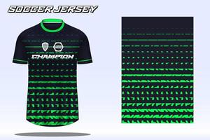 voetbal Jersey sport t-shirt ontwerp mockup voor Amerikaans voetbal club 04 vector