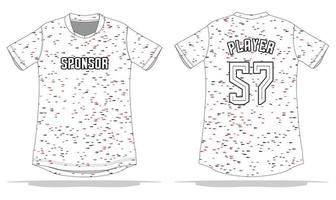 sport uniform patroon achtergrond ontwerp vector