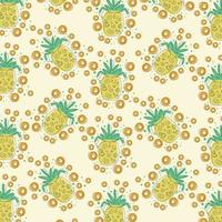 ananas naadloos patroon voor geschenk wrap, muur kunst, decoratie, textiel vector