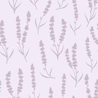 lavendel naadloos herhaling patroon vector achtergrond, bloemen.