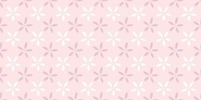 pastel roze bloemen naadloos herhaling patroon vector achtergrond