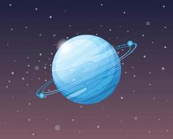 planten zonne- systeem - Uranus vector