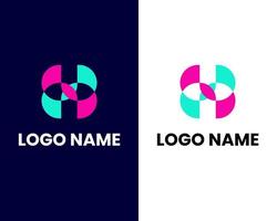 brief h modern bedrijf logo ontwerp sjabloon vector
