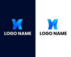 brief y en X modern bedrijf logo ontwerp sjabloon vector