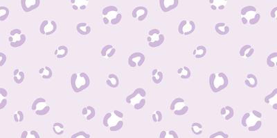 Jachtluipaard naadloos vector patroon achtergrond, schattig pastel Purper