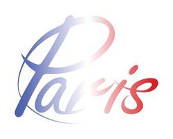 Parijs, Frankrijk logo vector