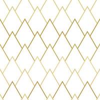 goud en wit driehoek patroon, minimalistische vector achtergrond,