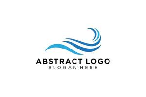 abstract water Golf plons logo symbool en icoon ontwerp. vector