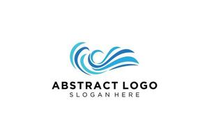 abstract water Golf plons logo symbool en icoon ontwerp. vector