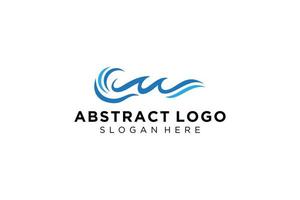 abstract water Golf plons logo symbool en icoon ontwerp. vector