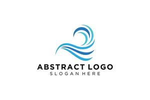 abstract water Golf plons logo symbool en icoon ontwerp. vector