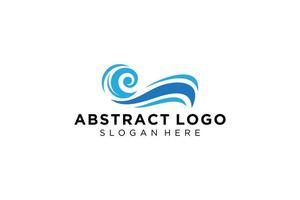 abstract water Golf plons logo symbool en icoon ontwerp. vector